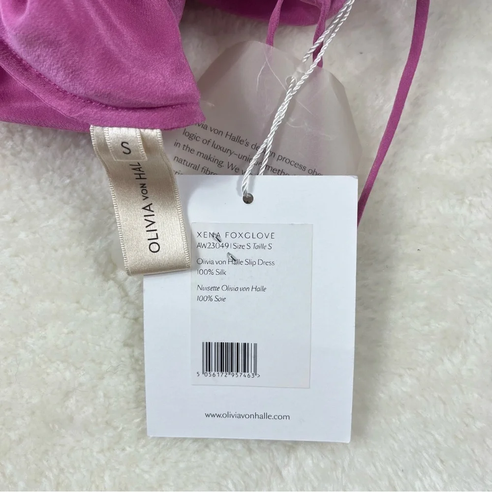 Olivia Von Halle Xena silk slip dress chemise - Picture 6 of 6